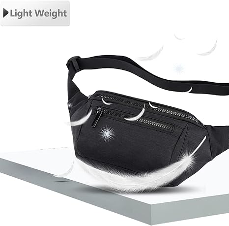 Multi-Purpose Large Capacity Waist Bag – Waterproof Travel Fanny Pack with Adjustable Strap, Crossbody & Chest Bag for Men and Women