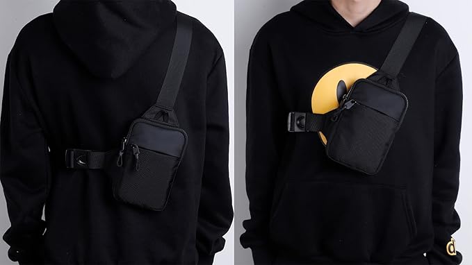 Multi-Functional Waterproof Crossbody Waist Bag – Unisex Lightweight Sling Chest Bag for Travel, Sports & Daily Carry