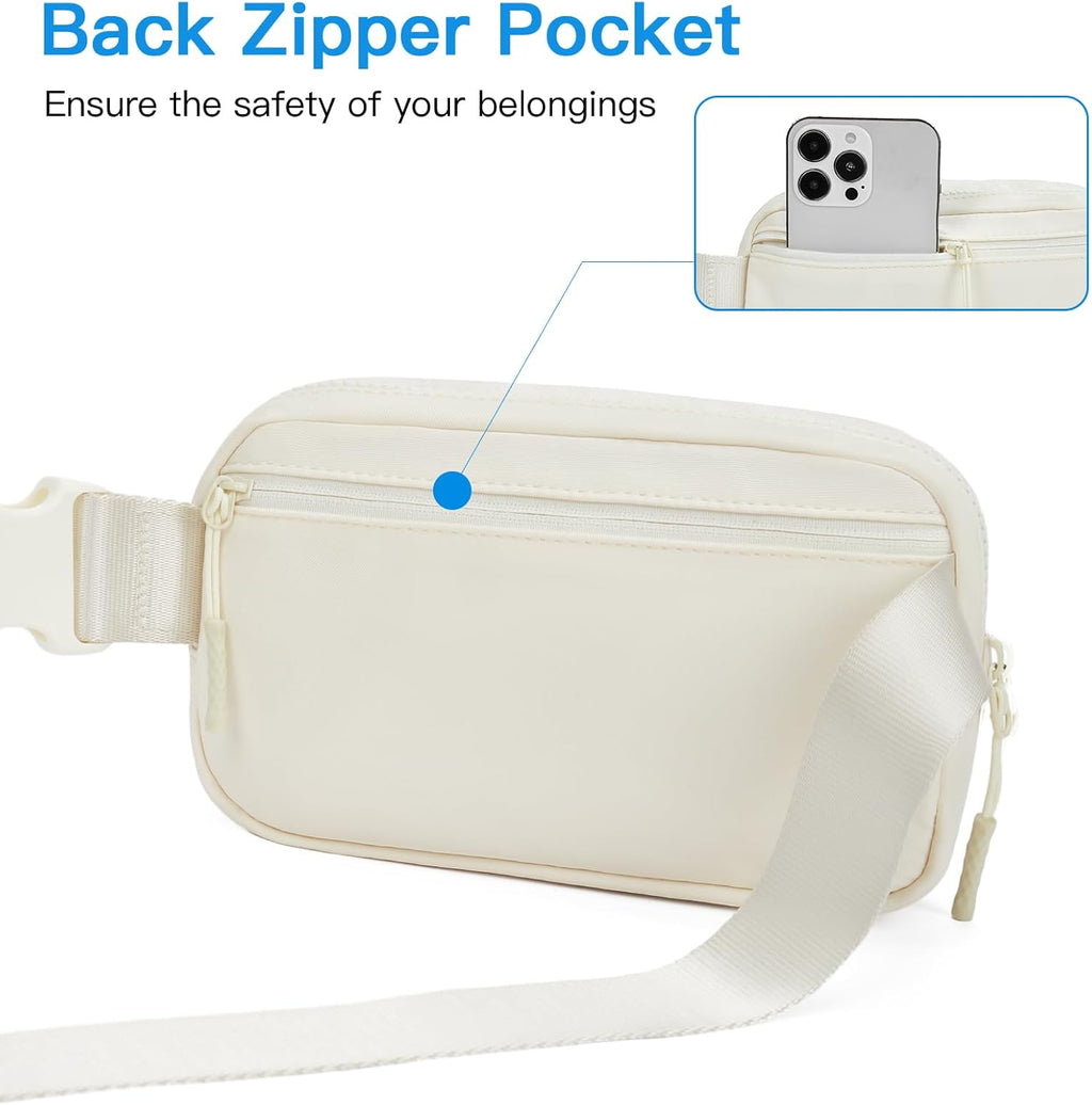 Fashionable Sherpa Fleece Waist Bag – Lightweight Crossbody Chest Pack with Adjustable Strap, Cozy Travel & Sports Belt Bag for Women